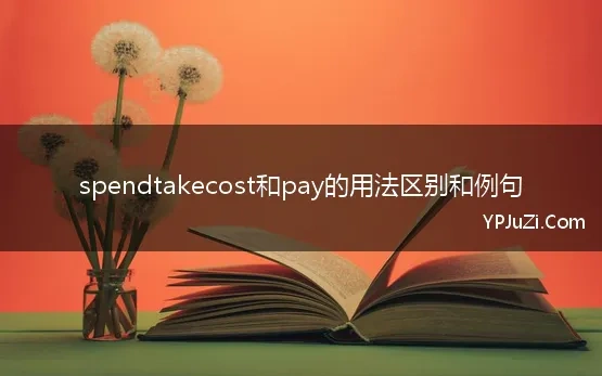 spendtakecost和pay的用法区别和例句