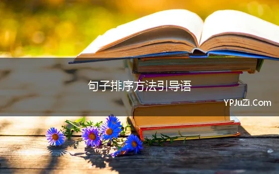 句子排序方法引导语