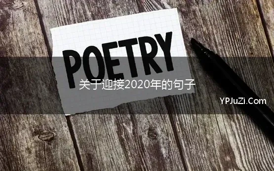 关于迎接2020年的句子