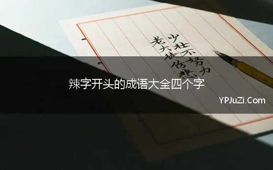 辣字开头的成语大全四个字