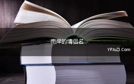 南岸的情侣名 有内涵的情侣名