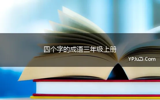 四个字的成语三年级上册