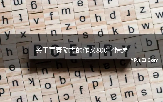 励志青春作文800字