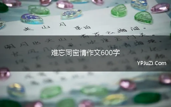 难忘同窗情作文600字