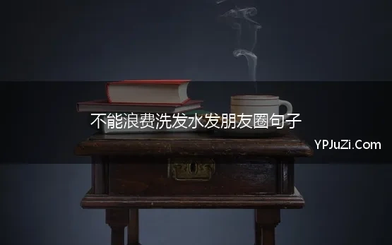 不能浪费洗发水发朋友圈句子