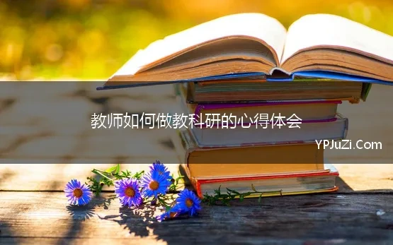 教师如何做教科研的心得体会