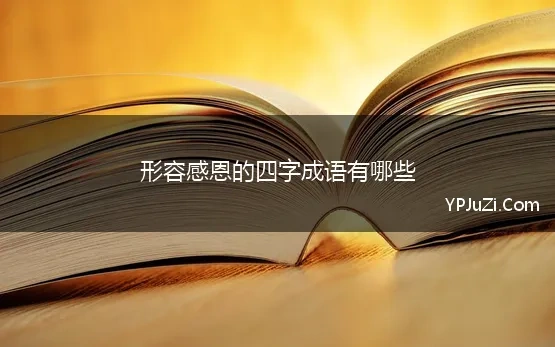 形容感恩的四字成语有哪些 形容感谢的四字成语