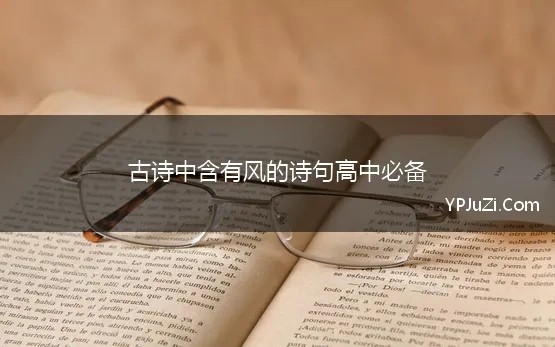 诗句中含风的诗句