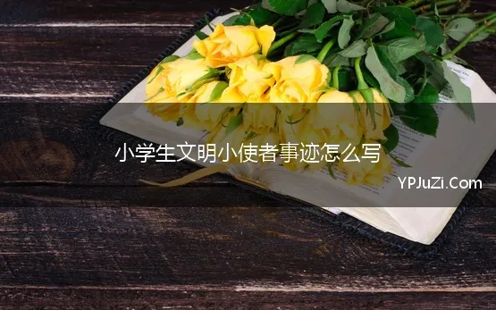 小学生文明小使者事迹怎么写(小学生文明使者事迹材料范文)