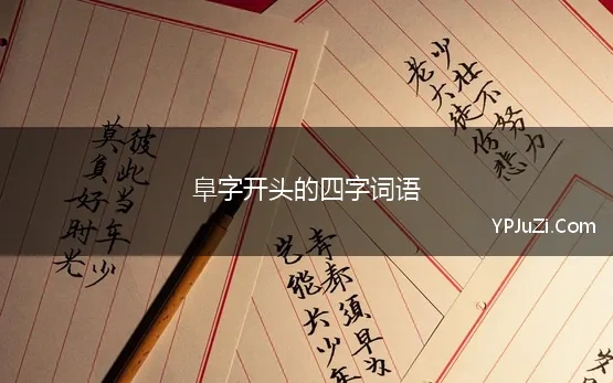 阜字开头的四字词语