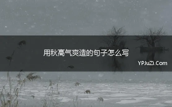 用秋高气爽造的句子怎么写(秋高气爽造句大全)