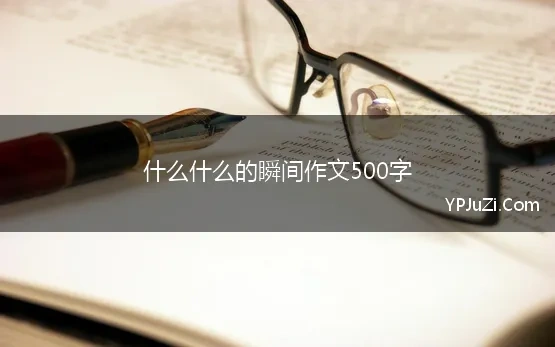 什么什么的瞬间作文500字