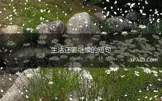 生活还在继续文案