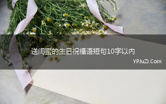 送闺蜜的生日祝福语短句10字以内 写给闺蜜的生日简短祝福语