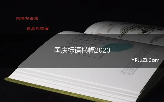 国庆标语横幅2020