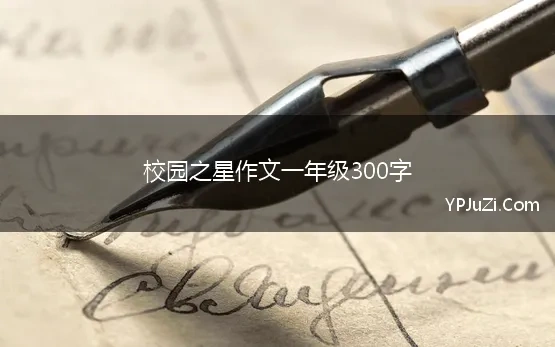 校园之星作文一年级300字