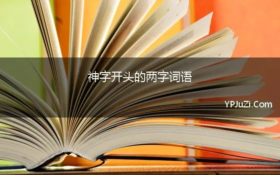 神字开头的两字词语 第一个字是神的二字组词