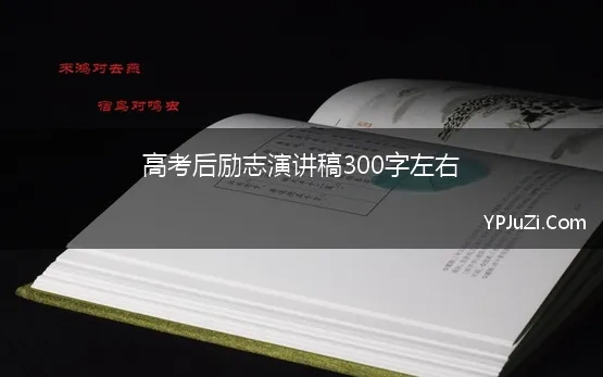 高考后励志演讲稿300字左右 演讲稿300字左右八篇