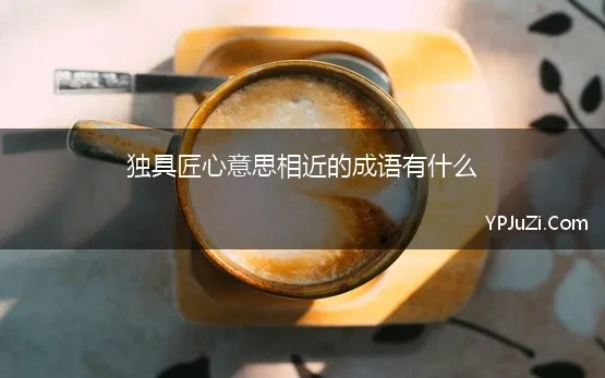 独具匠心意思相近的成语有什么