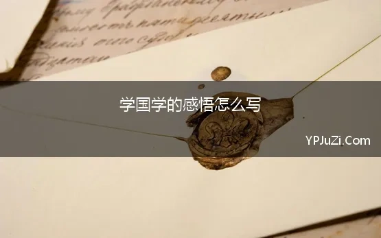 学国学的感悟怎么写