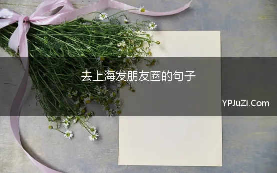 来上海的说说大全