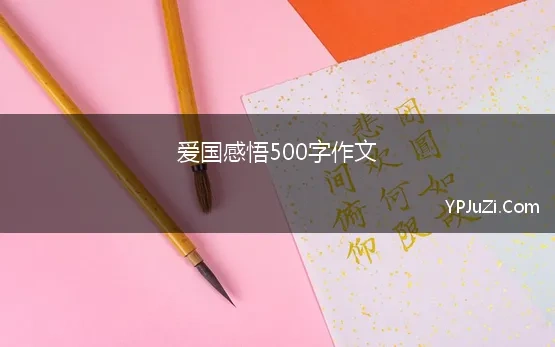 爱国感悟500字作文 爱国主义心得体会500字范文精选5篇