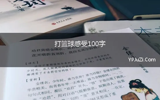 打篮球感受100字 我喜欢打篮球作文100字