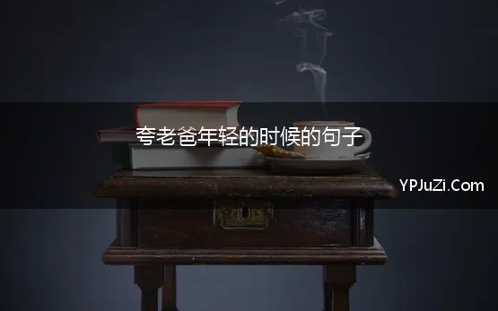 夸老爸年轻的时候的句子