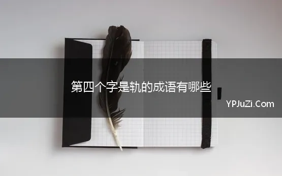 第四个字是轨的成语有哪些