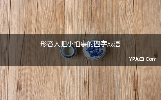 形容胆小怕事的成语