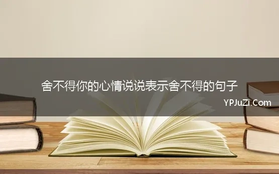 舍不得你的心情说说表示舍不得的句子