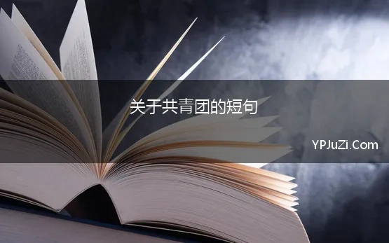 关于共青团的短句 中国共青团宣传标语