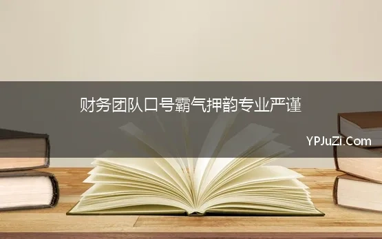 财务团队口号霸气押韵专业严谨