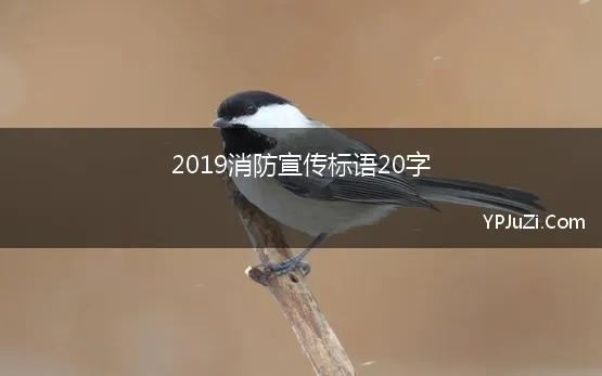 2019消防宣传标语20字