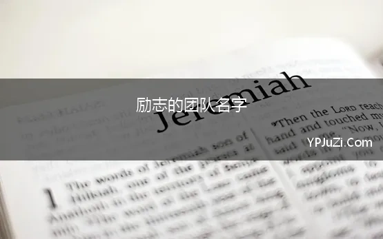 励志的团队名字 励志2个字团队名字大全