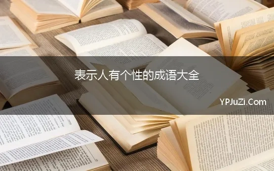 表示人有个性的成语大全