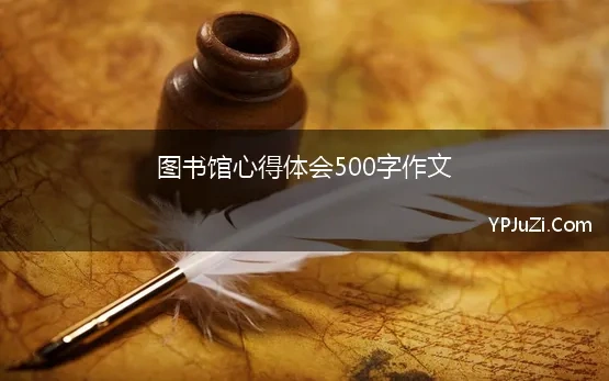 图书馆心得体会500字作文 描写图书馆的作文500字2篇