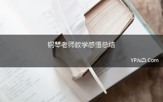 钢琴老师教学感悟总结 钢琴教师教学工作总结5