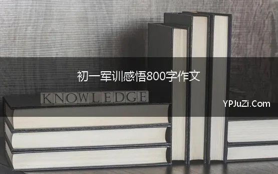 初一军训感悟800字作文 初一军训心得体会800字范文