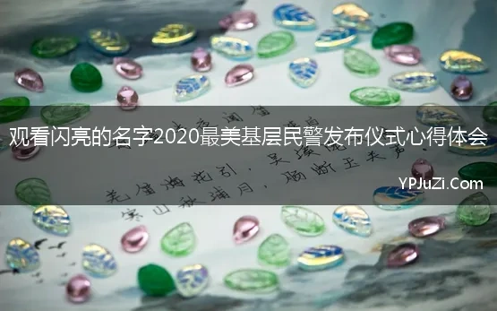 观看闪亮的名字2020最美基层民警发布仪式心得体会