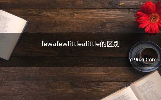 fewafewlittlealittle的区别