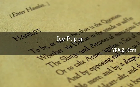 Ice Paper