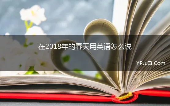 在2018年的春天用英语怎么说