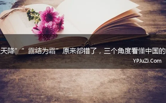 “霜从天降””露结为霜”原来都错了，三个角度看懂中国的霜文化