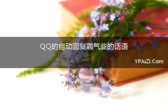 QQ的自动回复霸气些的话语