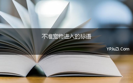 不准宠物进入的标语 禁止宠物进入文明标语