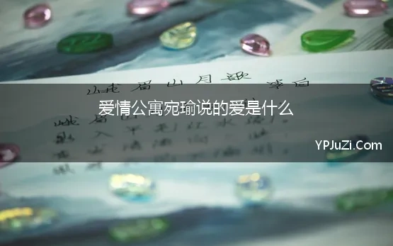 爱情公寓宛瑜说的爱是什么(如何评价《爱情公寓3》宛瑜的不辞而别)