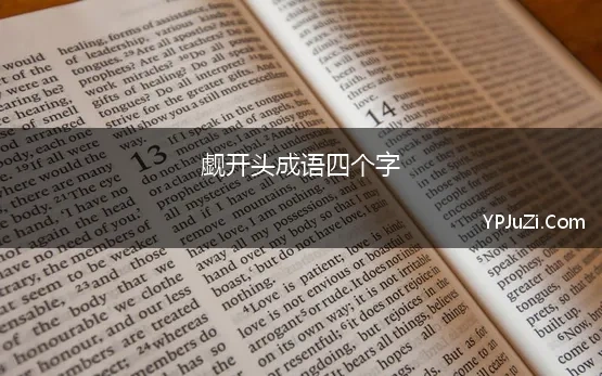 觑开头成语四个字