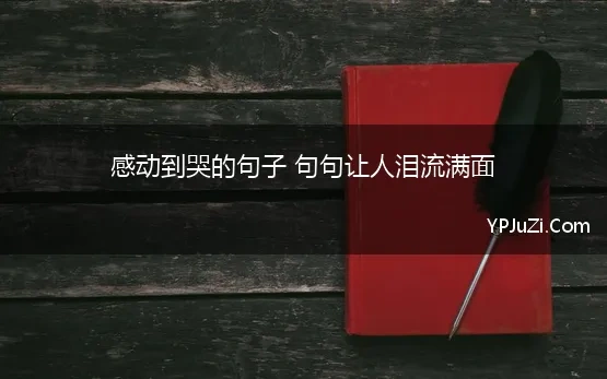 感动到哭的句子 句句让人泪流满面 让人感动到哭的句子