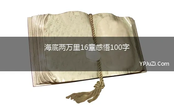 海底两万里16章感悟100字(海底两万里读后感800字精选)